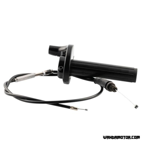 Quick action throttle black with cable-1